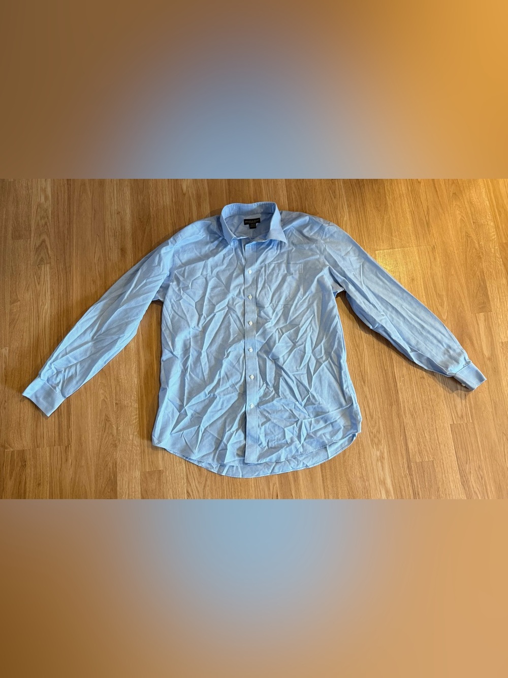 EUC Men’s Wilkes & Riley Non-Iron Dress Shirt - 100% Suprima Cotton - 17x36/37
